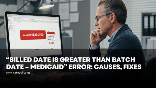 “Billed Date is Greater Than Batch Date – Medicaid” Error: Causes, Fixes, and Real-World Cases in Home Health and Home Care Billing