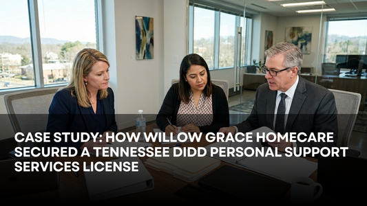 Case Study: How Willow Grace Homecare Secured a Tennessee DIDD Personal Support Services License