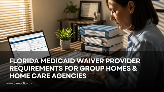 Florida Medicaid Waiver Provider Requirements for Group Homes & Home Care Agencies