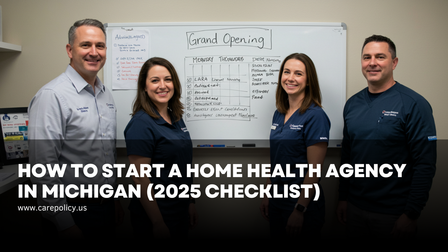 How to start a home health agency in michigan 2025 checklist