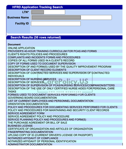 Private Home Care GA HFRD - Complete set of Supporting Documents To Upload to GAMMIS - CarePolicy.US