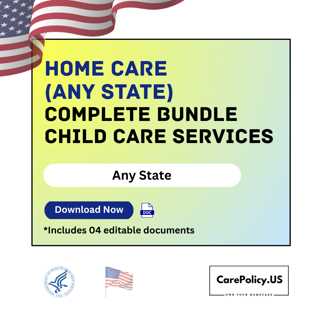 Home Care (Any state) Complete Bundle Child Care Services