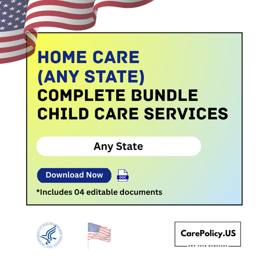 Home Care (Any state) Complete Bundle Child Care Services