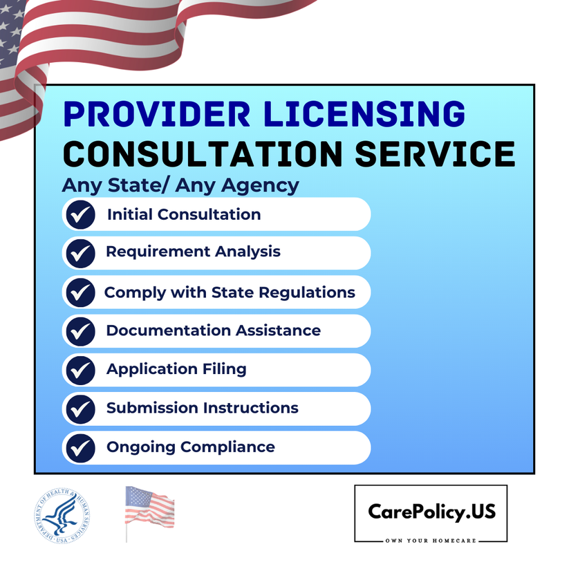Guide License File Provider Licensing Consultation Service – CarePolicy.US
