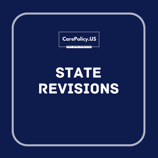 Customized Policy and Procedure Manual- Unlimited State Revisions