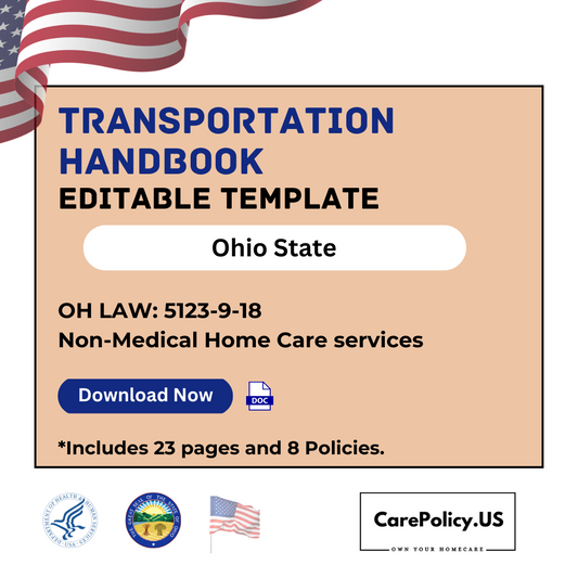 Homecare Transportation Handbook- Non Medical Home Care Agency- Ohio State