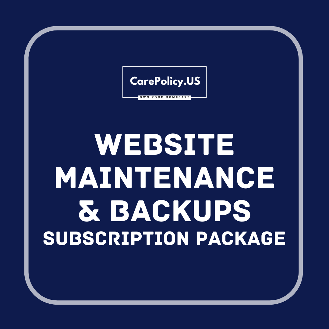 Website Maintenance and Backup